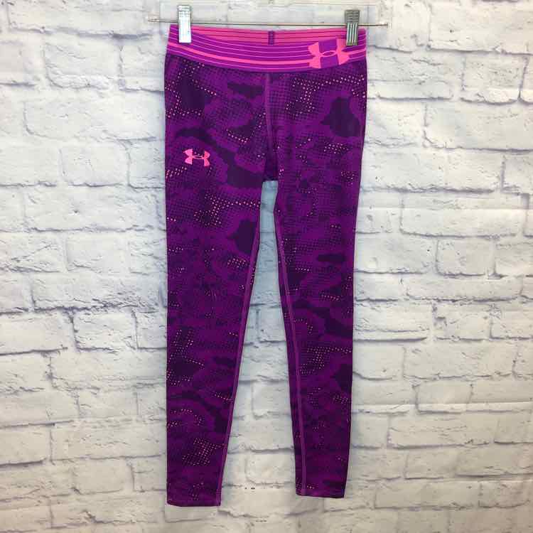 Under Armour Purple Size 10 Girls Leggings