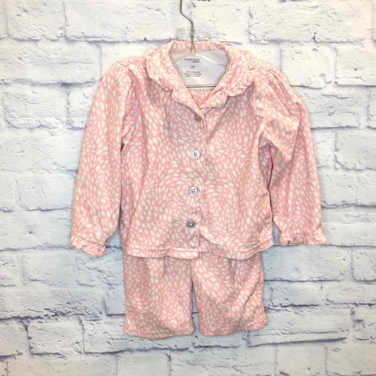 Simple Joys Pink Size 2T Girls Pajamas