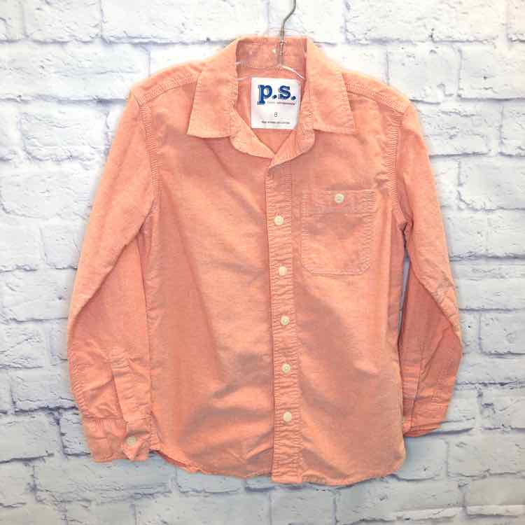 PS Orange Size 8 Boy Polo or Button Down