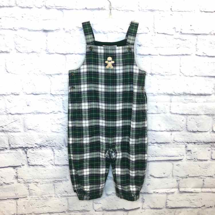 Janie & Jack Green Size 12-18 months Boys Overalls