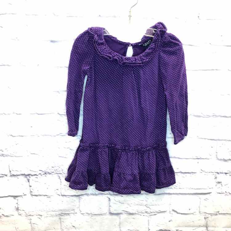 Chaps Purple Size 3T Girls Dress