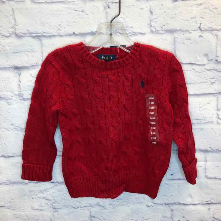 Polo Ralph Lauren Red Size 24 Months Boys Sweater