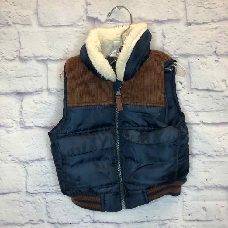 Little Lad Navy Size 12 Months Boys Vest