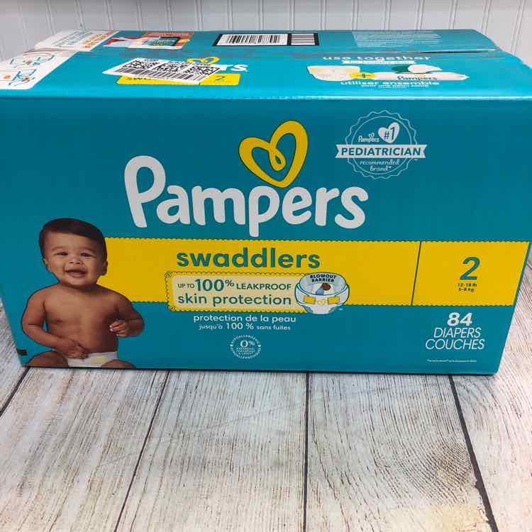 NEW Pampers Swaddlers Size 2, 84 Count