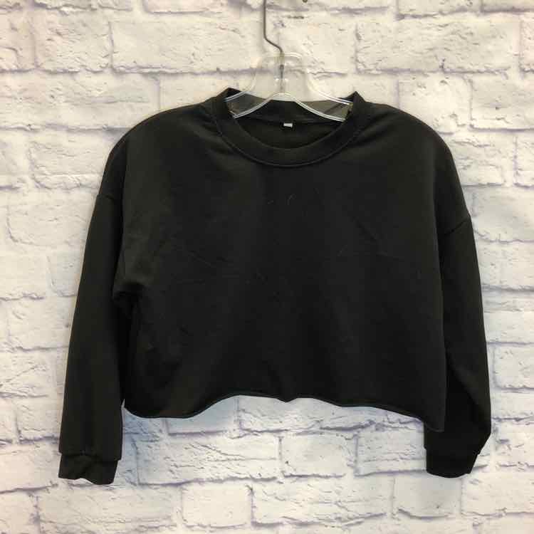 Black Size 10 Girls Long Sleeve Shirt