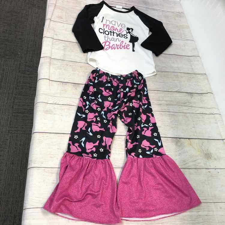 Barbie Pink Size 5 Girls 2 Piece Outfit