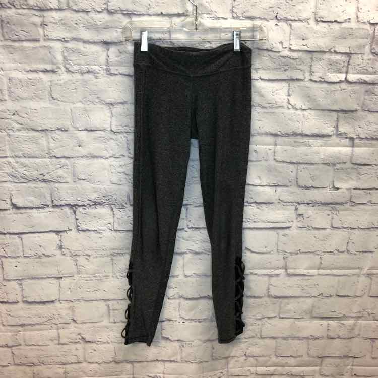 90 Degrees by Reflex Gray Size 12 Girls Leggings