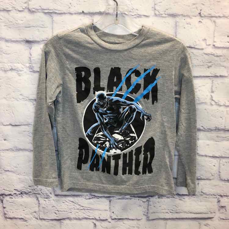 Marvel Gray Size 5 Boys Long Sleeve Shirt