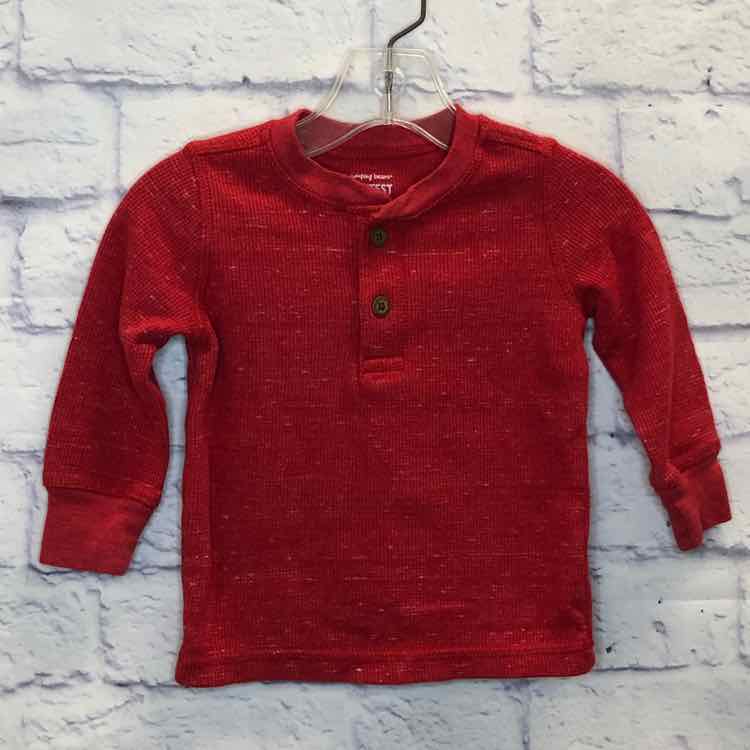 Jumping Beans Red Size 12 Months Boys Long Sleeve Shirt