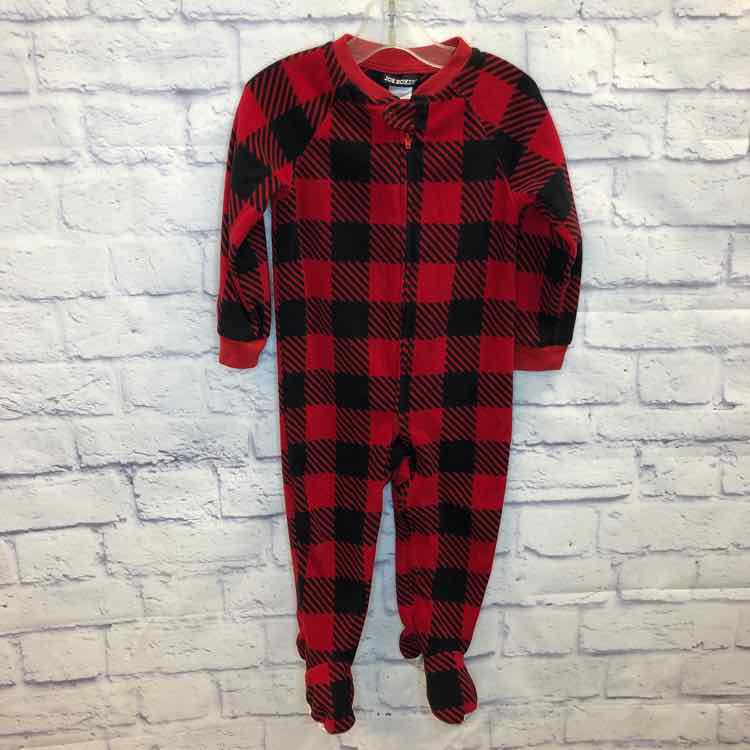 Joe Boxer Red & Black Size 2T Boys Sleeper