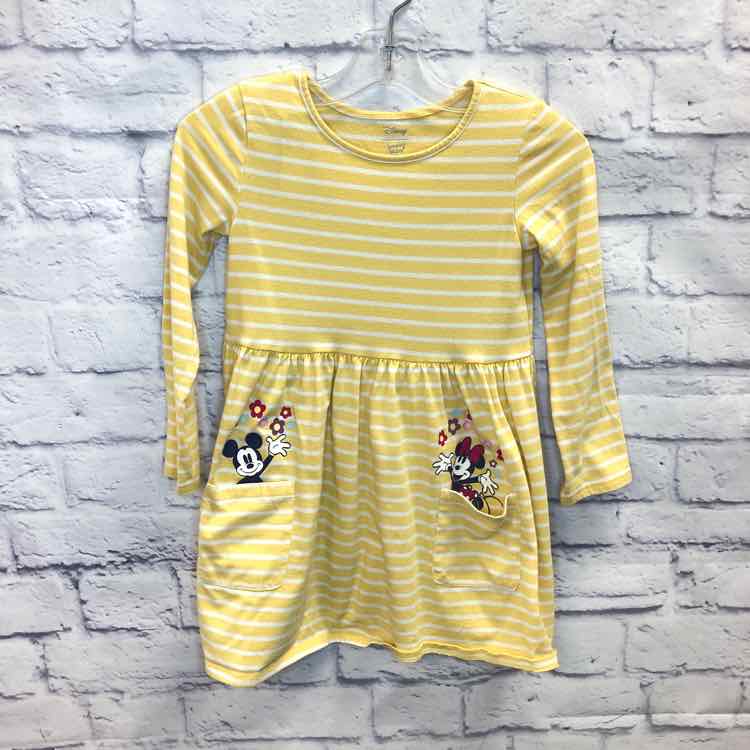 Disney Yellow Size 5 Girls Dress