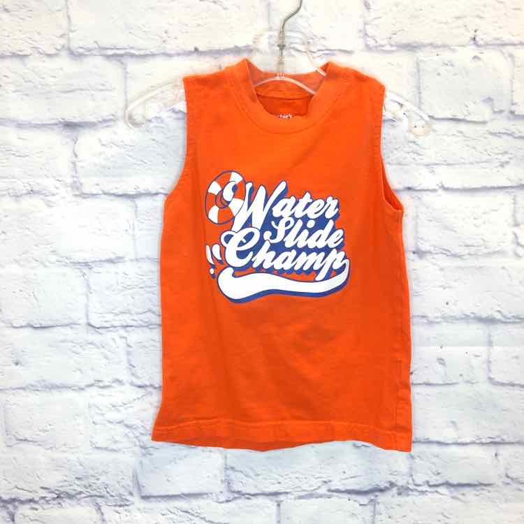 Carters Orange Size 2T Boys Tank Top