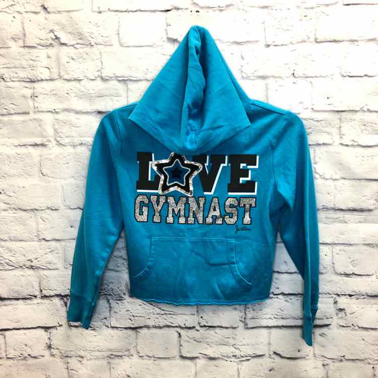 Justice Blue Size 10 Girls Sweatshirt/Hoodie