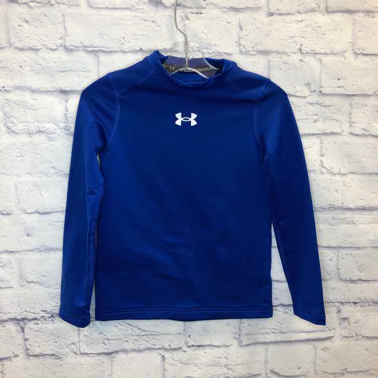 Under Armour Blue Size 8 Boys Long Sleeve Shirt