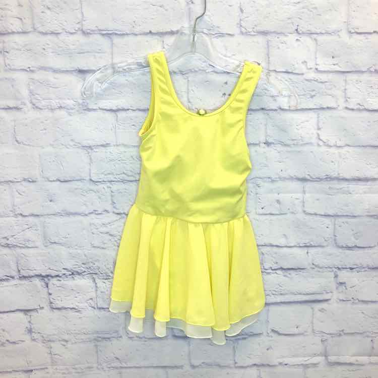 Weissman Yellow Size CL Leotard