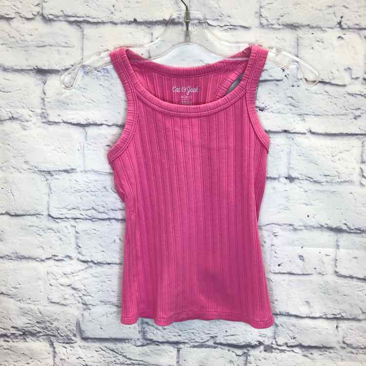 Cat & Jack Pink Size 4T Girls Tank Top