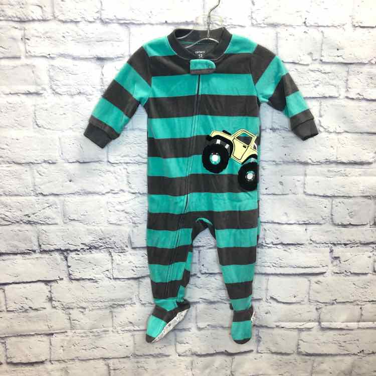 Carters Stripe Size 12 Months Boys Sleeper