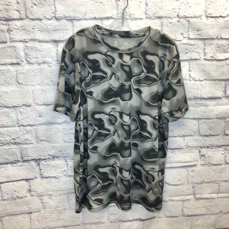 Xersion Gray Size 18H Boys Short Sleeve Shirt