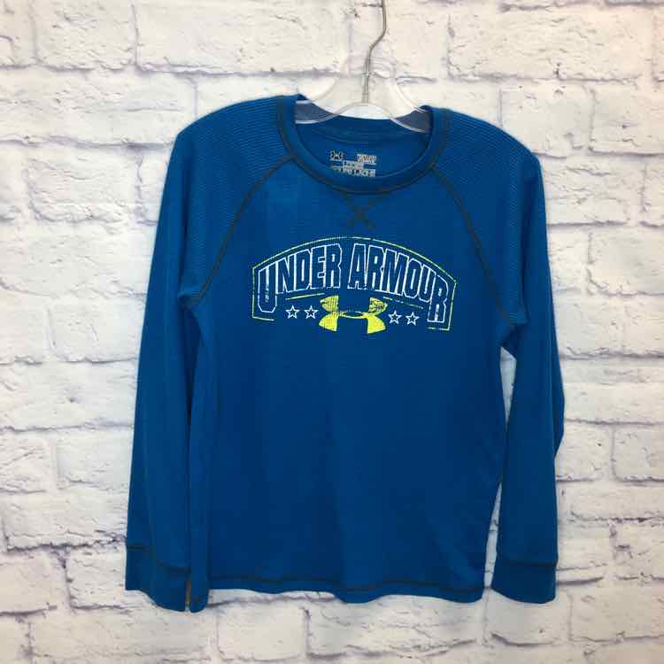 Under Armour Blue Size 8 Boys Long Sleeve Shirt