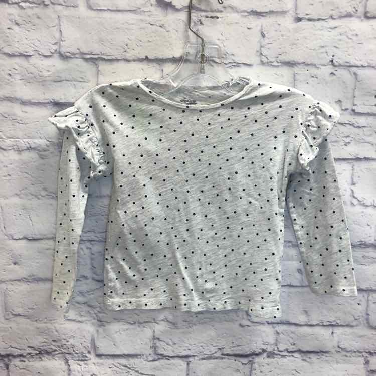 Simple Joys Gray Size 4T Girls Long Sleeve Shirt