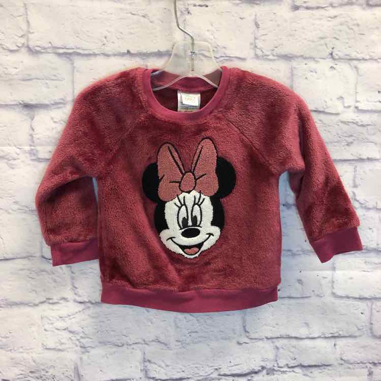 Disney Maroon Size 18 Months Girls Sweatshirt/Hoodie