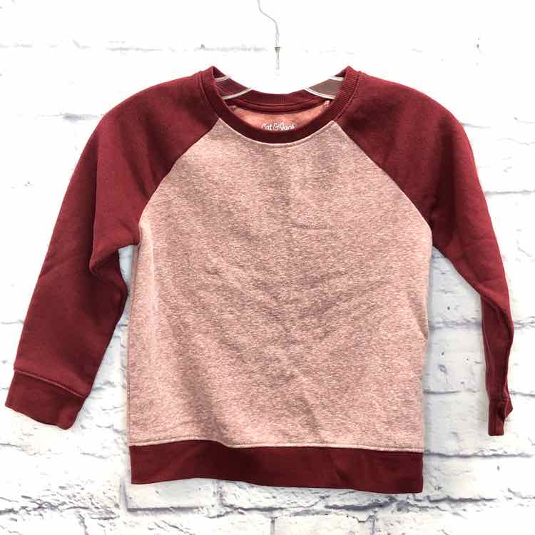 Cat & Jack Red Size 4T Boys Sweatshirts/Hoodie