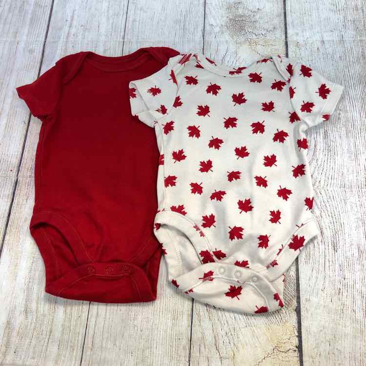 Old Navy Red Size 0-3 Months Boys Bodysuit