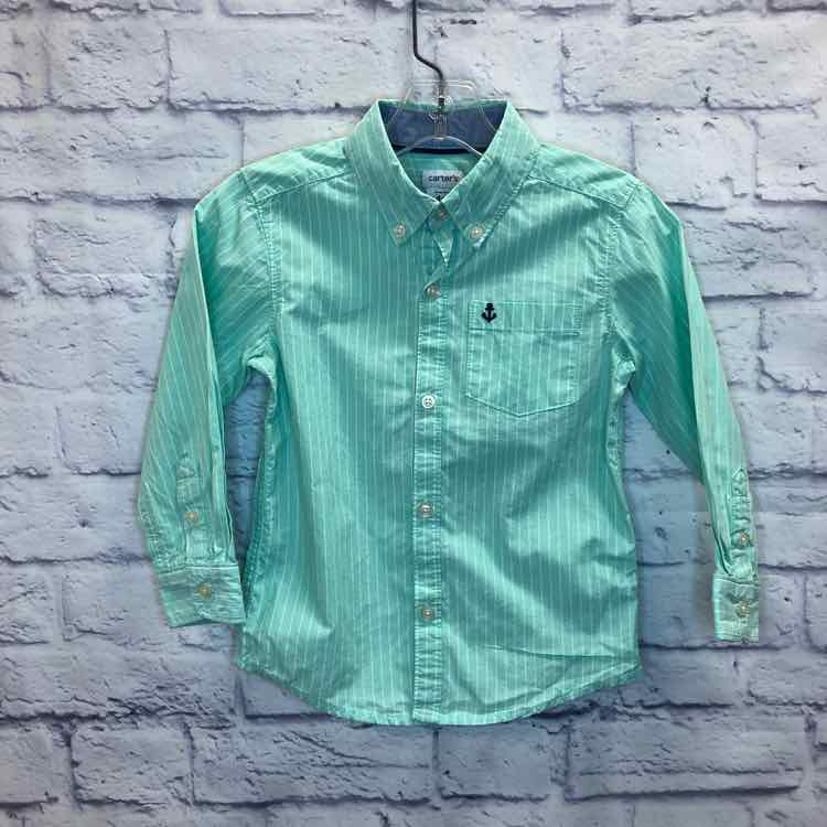 Carters Green Size 4T Boy Polo or Button Down