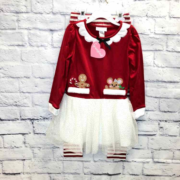 Youngland Red Size 6X Girls 2 Piece Outfit