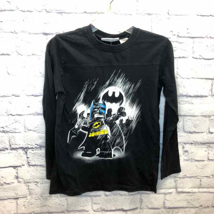 Batman Black Size 14 Boys Long Sleeve Shirt